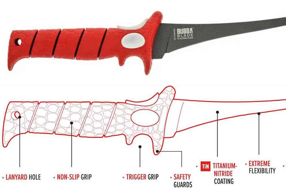 Bubba Fillet Knife 8″ Ultra Flex