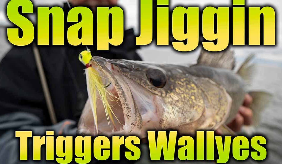 Snap Jigging Triggers Savage Walleye Strikes